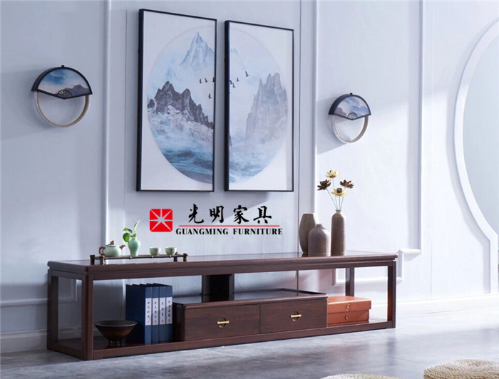 新中式實木家具稀世閣系列實景拍攝，實木家具圖片欣賞 