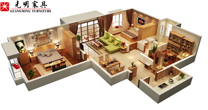別墅豪宅都用實(shí)木家具，小戶型住宅更要用實(shí)木家具！
