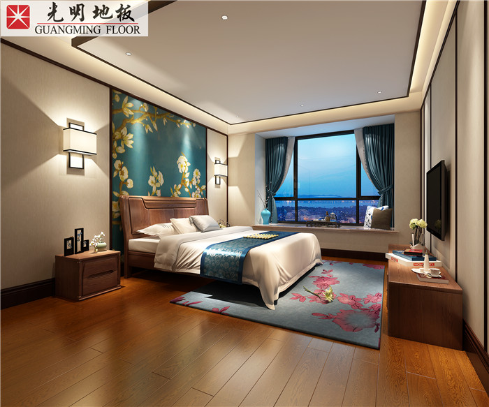 巧用實(shí)木地板裝飾室內(nèi)空間有創(chuàng)意！